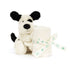 Bashful Black & Cream Puppy Soother By Jellycat - A. Dodson's