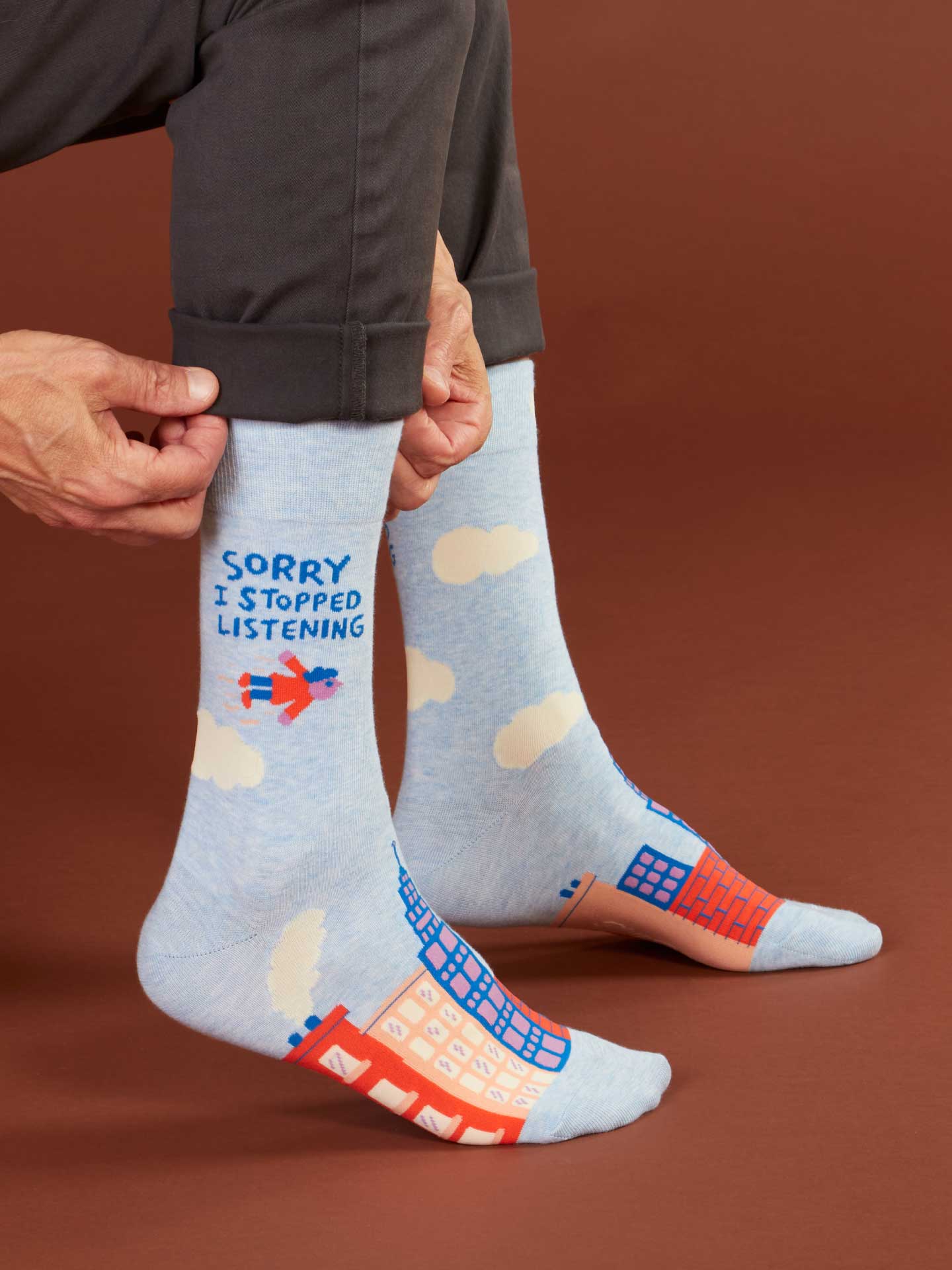 Sorry I Stopped Listening Socks