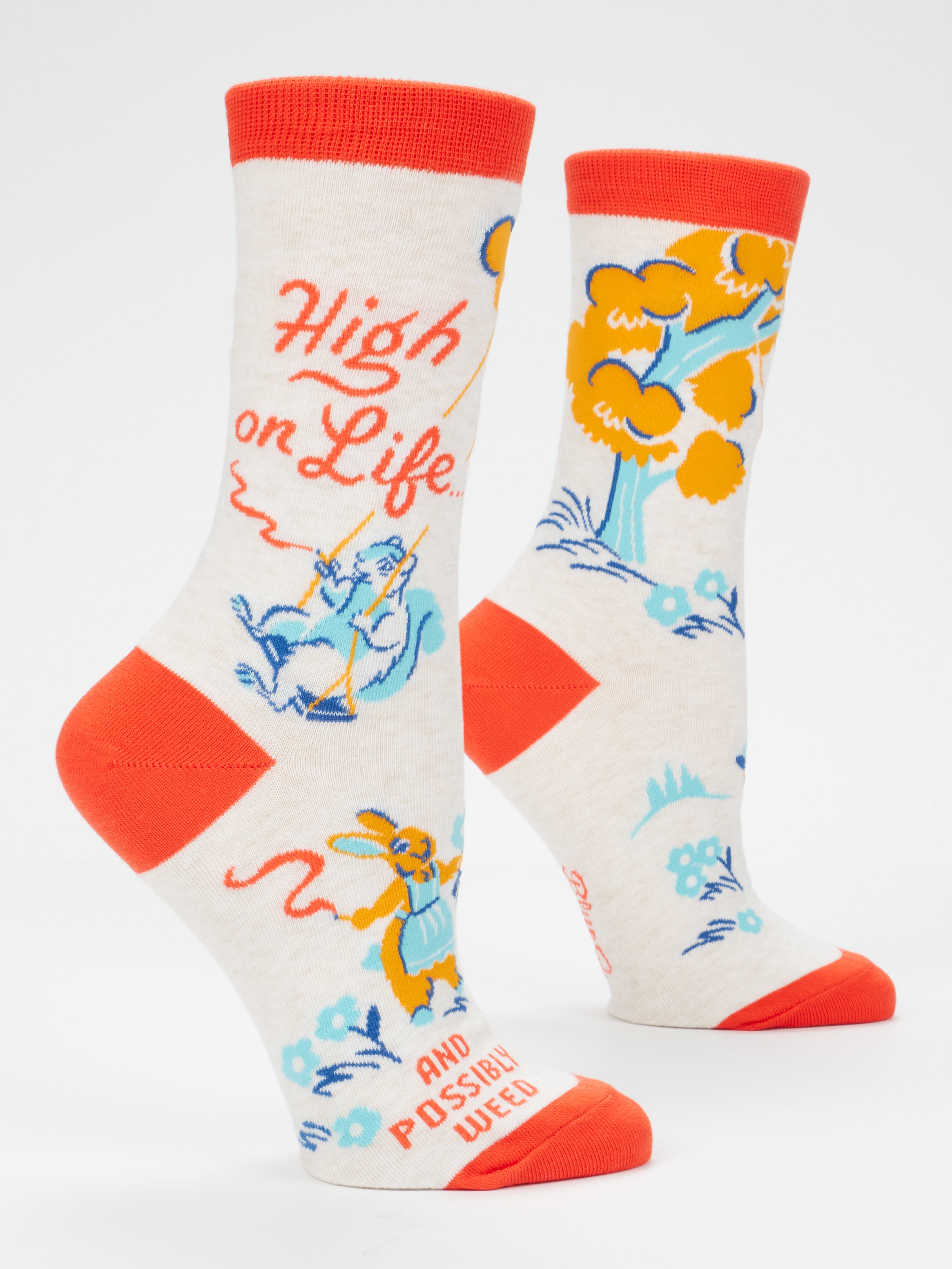High On Life...And Possibly Weed W-Crew Socks - A. Dodson's