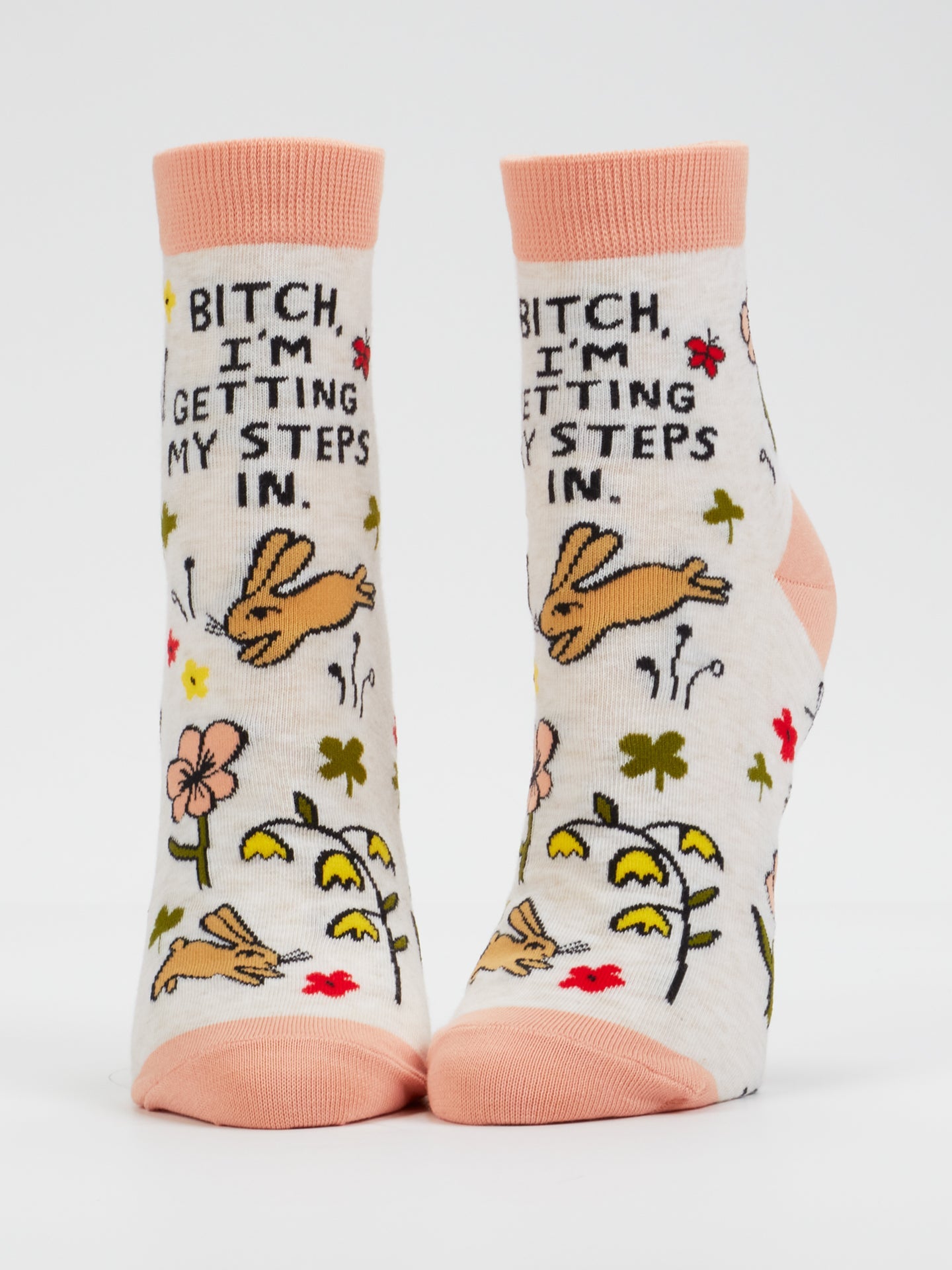 Bitch, I'm Getting My Steps In W-Ankle Socks - A. Dodson's