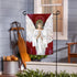 Praying Angel Suede Garden Flag