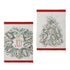 Joyful Oyster Wreath & Tree Suede House Flag