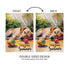 Dog Days Of Summer Suede Garden Flag by Evergreen - view 2