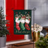 Festive Fun Stockings Suede Garden Flag