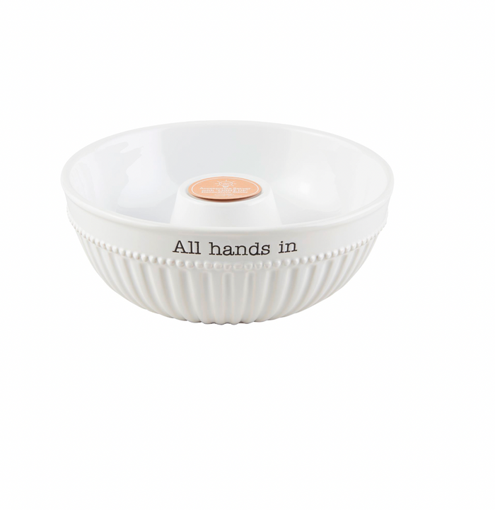 ALL HANDS IN ACCESSORIES SERVING BOWL BY MUD PIE