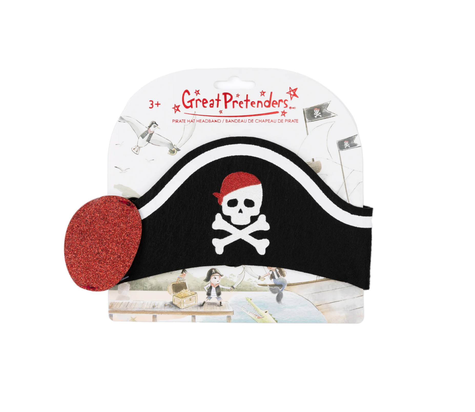 Pirate Hat Headband with Eyepatch - A. Dodson's