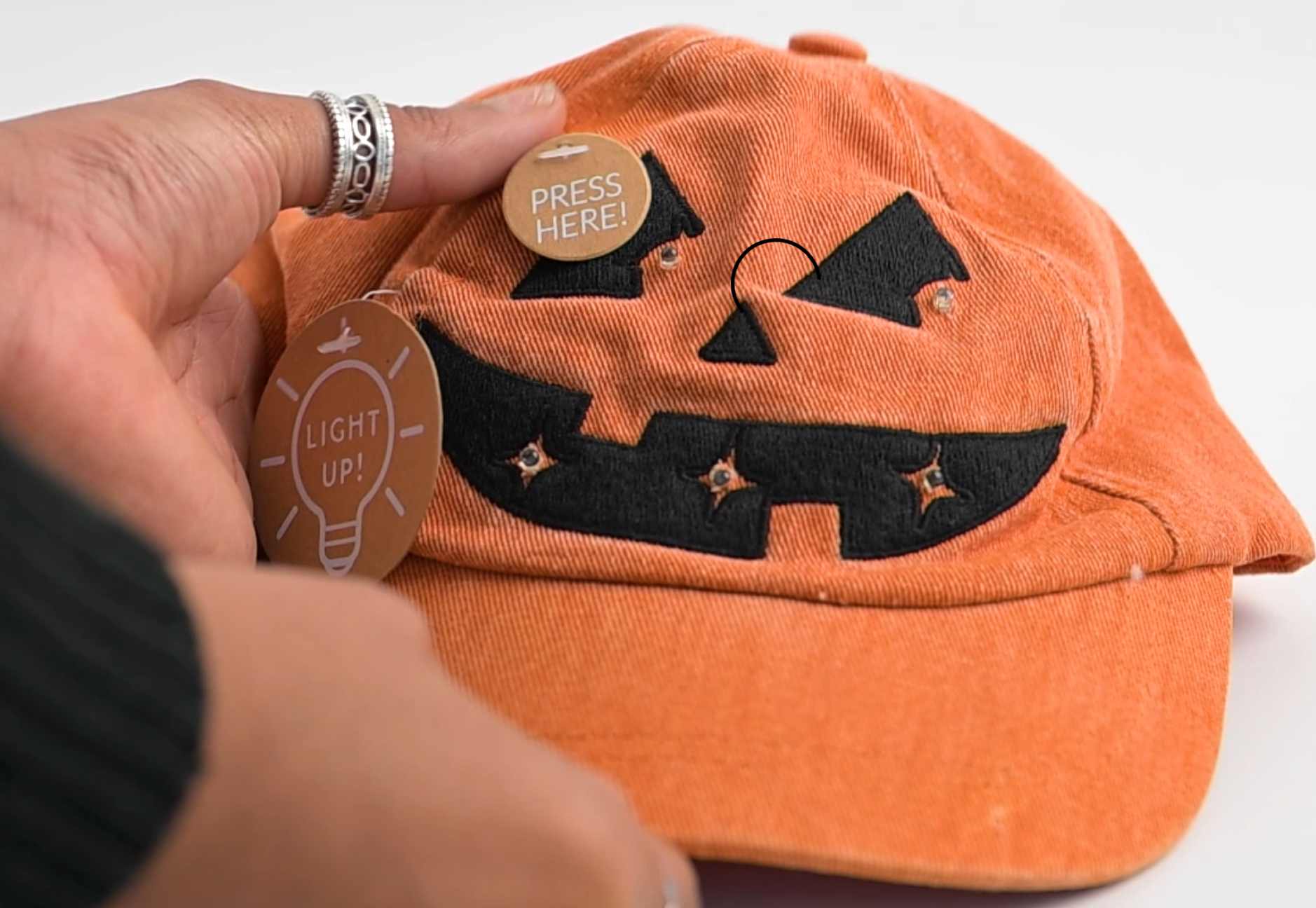 TODDLER HALLOWEEN LIGHT UP HAT BY MUD PIE - A. Dodson's