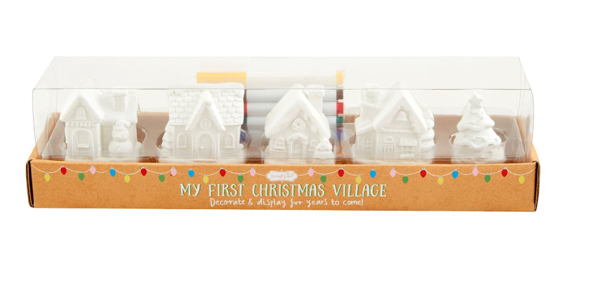 DYI CHRISTMAS COLOR-ME TRAIN & VILLAGE SETS - A. Dodson's