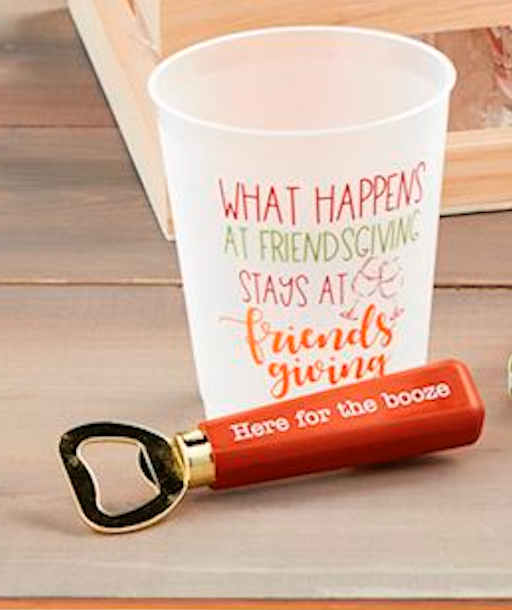 Thanksgiving Party Cup & Opener Sets BY MUD PIE - A. Dodson's