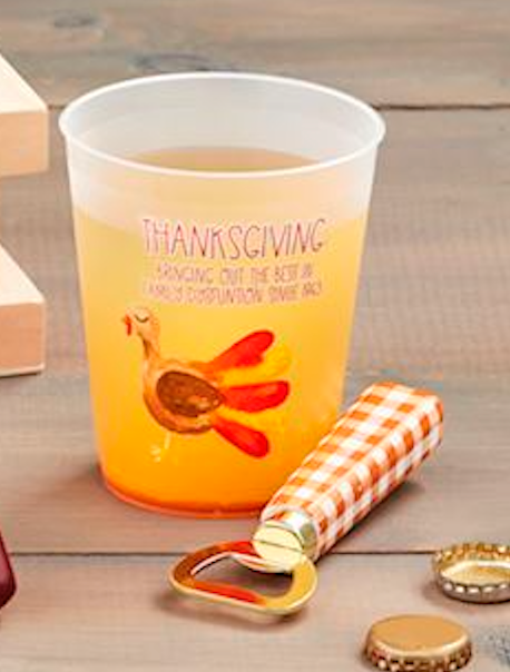 Thanksgiving Party Cup & Opener Sets BY MUD PIE - A. Dodson's