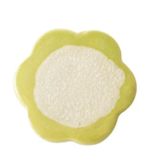 Stoneware Flower Shaped Trivet/Coaster