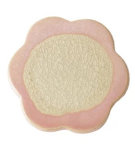 Stoneware Flower Shaped Trivet/Coaster