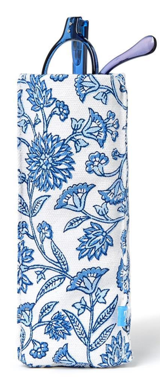 "Looking Good" Blue Block Eyeglass Holder