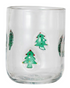 16 oz. Drinking Glass w/ Embedded Holiday Icon Pattern, 4 Styles