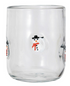 16 oz. Drinking Glass w/ Embedded Holiday Icon Pattern, 4 Styles