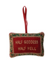 Handmade Beaded Velvet Pillow Ornament with Embroidery, 4 Styles