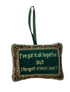 Handmade Beaded Velvet Pillow Ornament with Embroidery, 4 Styles