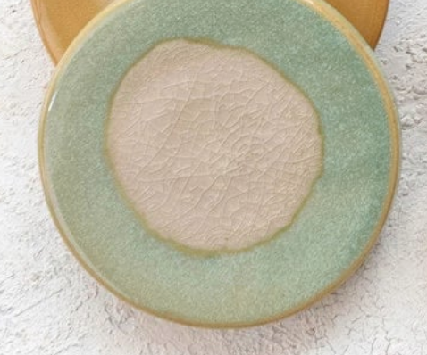 4" ROUND STONEWARE TRIVET/COASTER