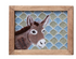 Wood Framed Cotton Embroidered Wall Décor, 3 Styles