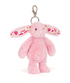 Blushkin Blossom Bunny Bag Charm By Jellycat