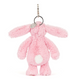 Blushkin Blossom Bunny Bag Charm By Jellycat