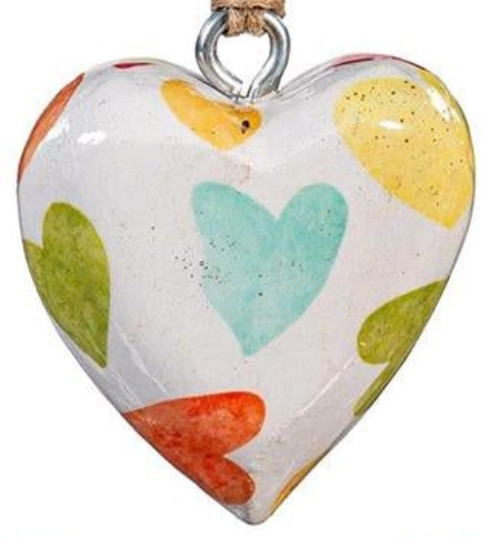 Heart Wood Hanging Decor