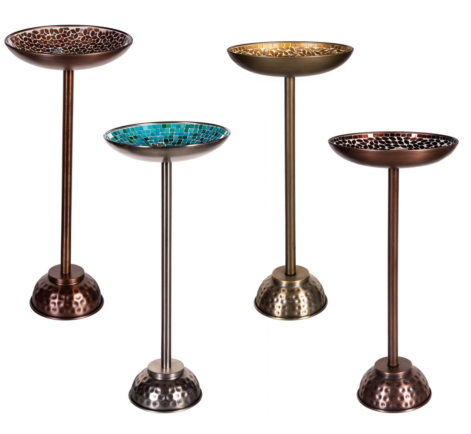 Mosaic Garden Birdbath by Evergreen