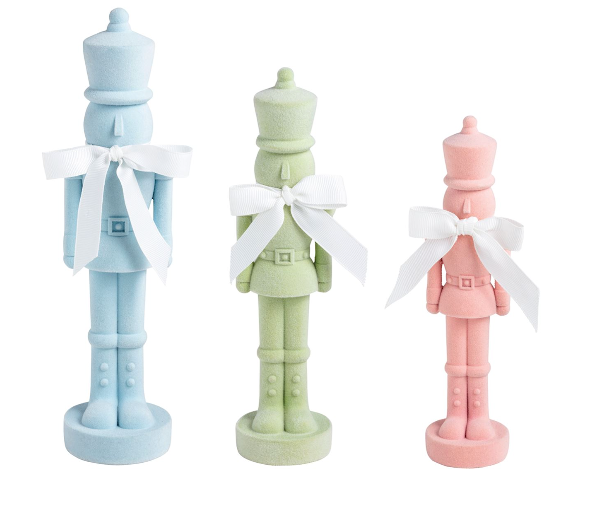 Flocked Nutcracker Sitter by Mud Pie