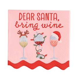 Holiday Bar Napkin Sets by Mud Pie