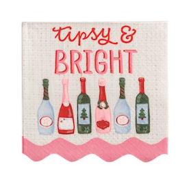 Holiday Bar Napkin Sets by Mud Pie