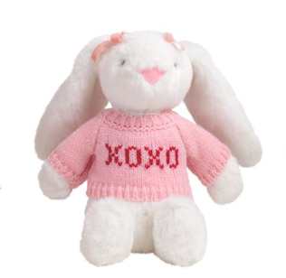 Valentine's Sweater Plush Pals by Mud Pie