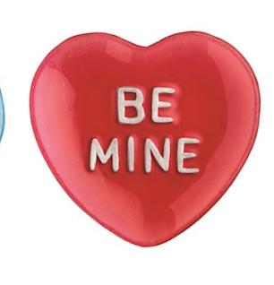 Valentine's Tidbit Plates by Mud Pie