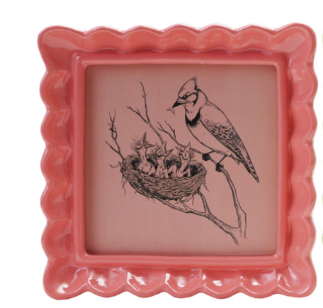 Resin Ruffled Frames for 4x4 Photo