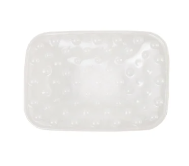 Embossed Milk Glass Footed Soap Dish, 4 Styles