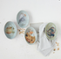 Hand-Painted Stoneware Dish with Animal/Pumpkins, 4 Styles