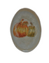 Hand-Painted Stoneware Dish with Animal/Pumpkins, 4 Styles