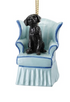 Resin Vintage Reproduction Dog in Chair Ornament, 4 Styles