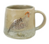 16 oz. Hand-Painted Embossed Stoneware Mug with Animal, 4 Styles