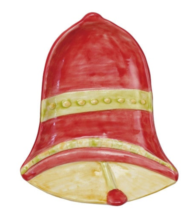 Hand-Painted Stoneware Holiday Icon Shaped Dish, 4 Styles