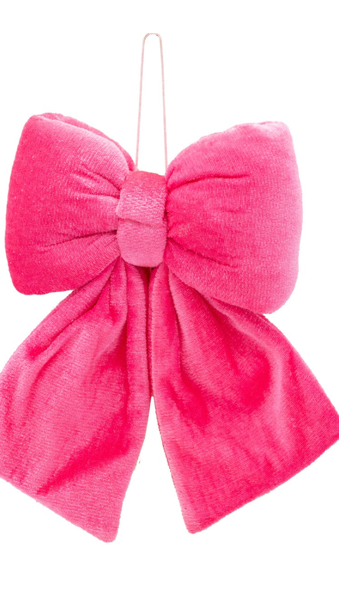 Simply Southern Holiday Bow - Pink