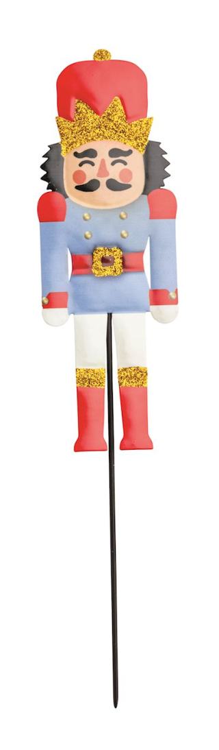 Nutcracker Plant Stakes by Mud Pie