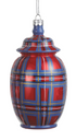 Dressed in Plaid Chinoiserie Ornament