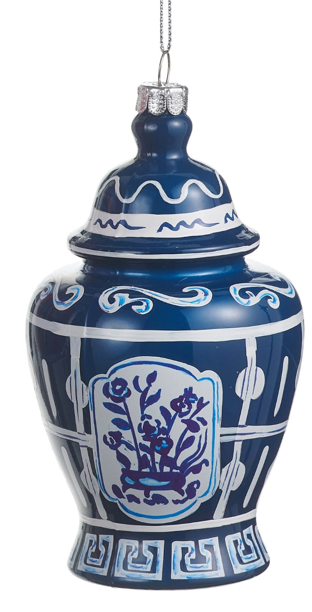 Dressed in Plaid Chinoiserie Ornament