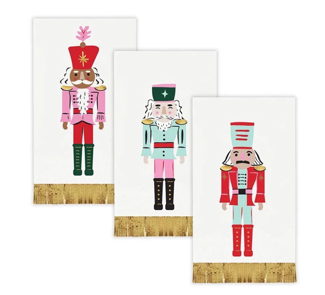 Foil Guest Napkins – Nutcrackers