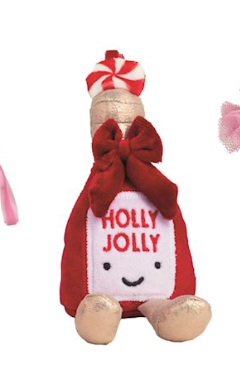 Cocktail Plush Ornaments by Mud Pie