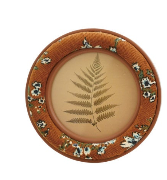 Embroidered Photo Frame with Floral Pattern, 3 Styles
