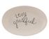 Stoneware Plate with Fall Saying, White & Black, 4 Styles