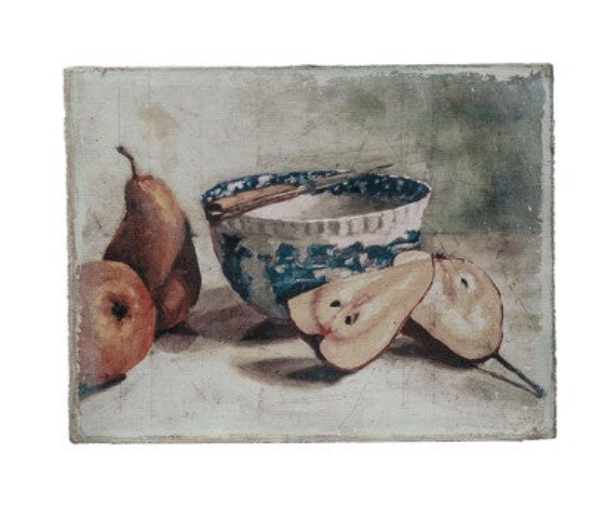 Canvas Wall Décor w/ Still Life, 3 Styles
