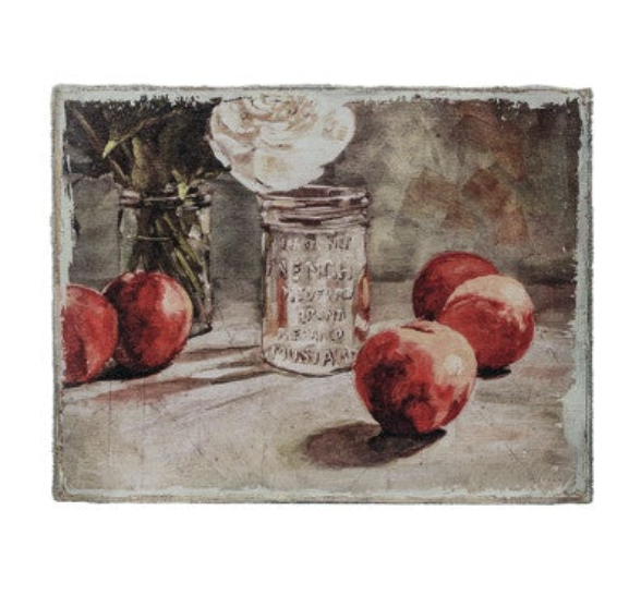 Canvas Wall Décor w/ Still Life, 3 Styles