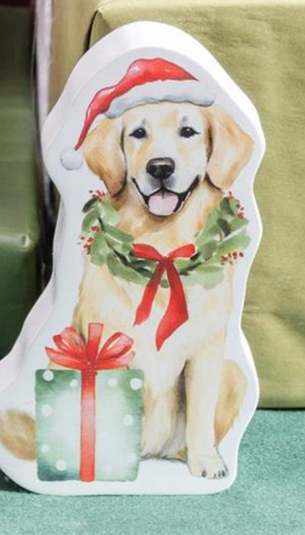 Twas the Night Figurine, Christmas Dog, 4.5"H